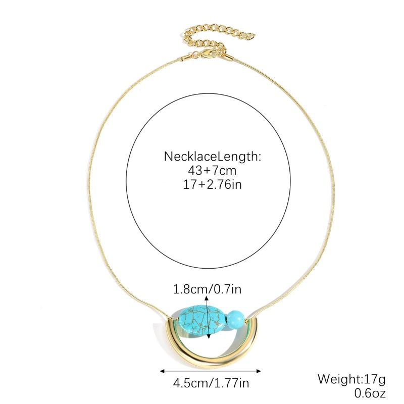 Natural Stone Pendant Necklace Jewelry Bohemian Style Exquisite Pendant Fashion Jewelry for Women
Natural Stone Pendant Necklace Jewelry Bohemian Style Exquisite Pendant Fashion Jewelry for Women