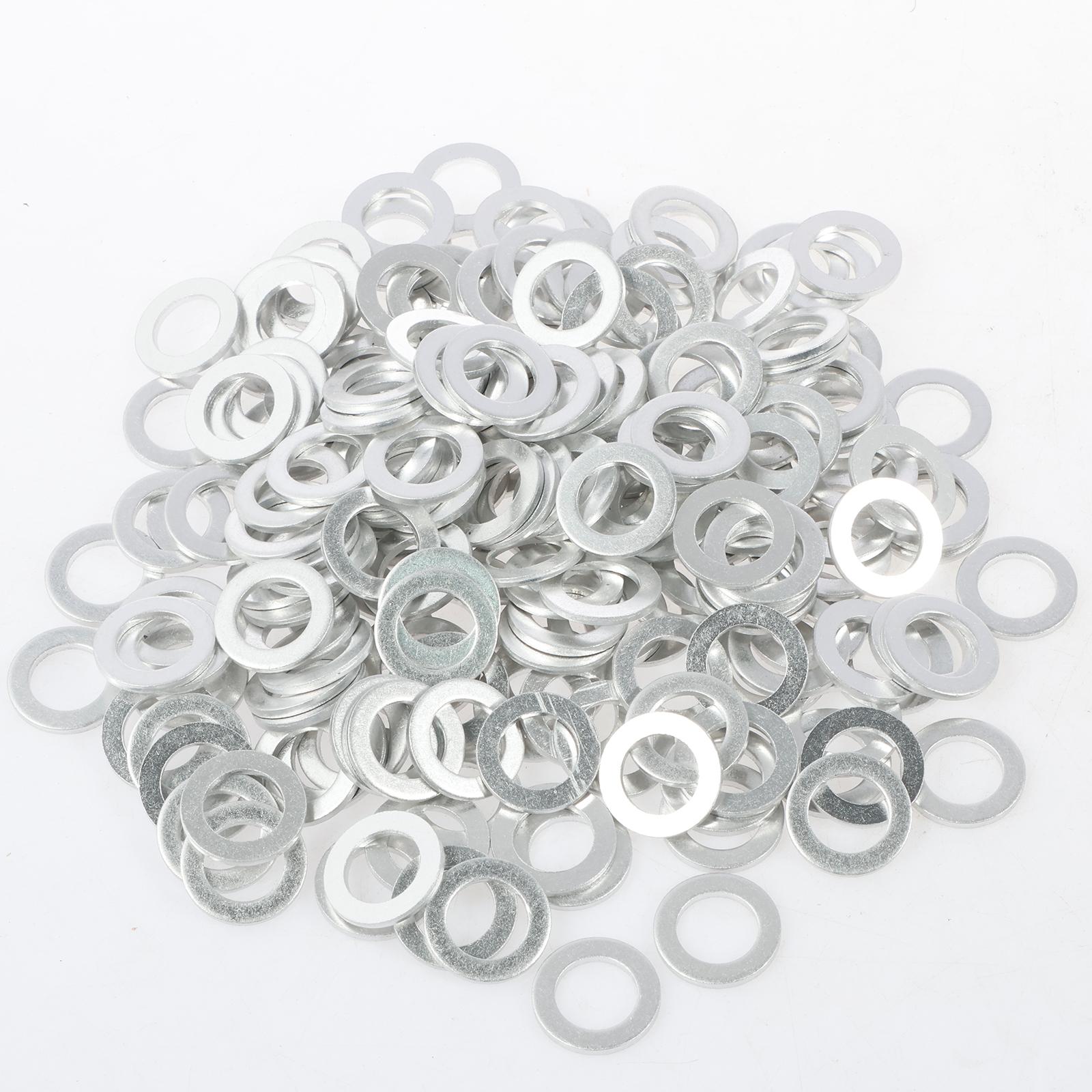 14mm Oil Drain Plug Gasket Aluminum Alloy Engine Oil Crush Washers Anti-Slip Seals Replacement Automotive Exterior Accessories 100Pcs
14mm Oil Drain Plug Gasket Aluminum Alloy Engine Oil Crush Washers Anti-Slip Seals Replacement Automotive Exterior Accessories 100Pcs