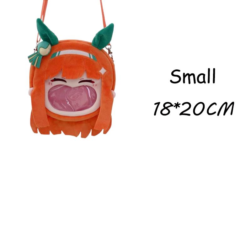 Itabag Uma musume Pretty Derby Silence Suzuka Backpack Plush bag Unisex Shoulder bag Cosplay Student Backpack Bag Birthday Gift
Itabag Uma musume Pretty Derby Silence Suzuka Backpack Plush bag Unisex Shoulder bag Cosplay Student Backpack Bag Birthday Gift