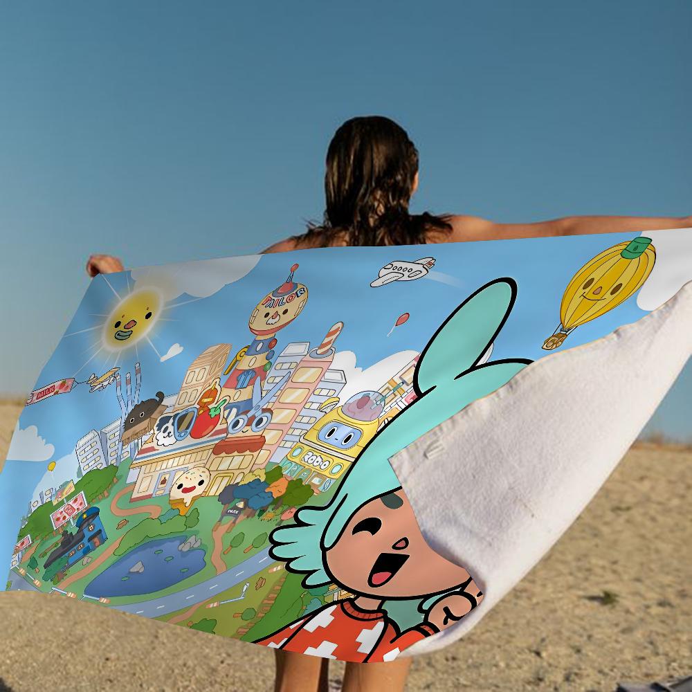 Toca Boca Toca Life World Towel Microfiber Beach Towel Absorbent Quick dry Soft Yoga Swimming Resort Mountain Climbing Towel W30*H60(CM)
Toca Boca Toca Life World Towel Microfiber Beach Towel Absorbent Quick dry Soft Yoga Swimming Resort Mountain Climbing Towel W30*H60(CM)