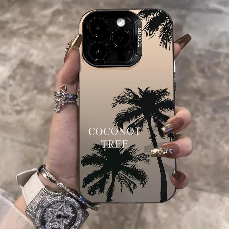 Dusk Coconut Tree Colourful Silver Phone Case for iPhone 16 16e 15 14 Plus 15 Pro max 13 12 11 Shockproof Soft Cover Fundas For iPhone 16 ProMax
Dusk Coconut Tree Colourful Silver Phone Case for iPhone 16 16e 15 14 Plus 15 Pro max 13 12 11 Shockproof Soft Cover Fundas For iPhone 16 ProMax