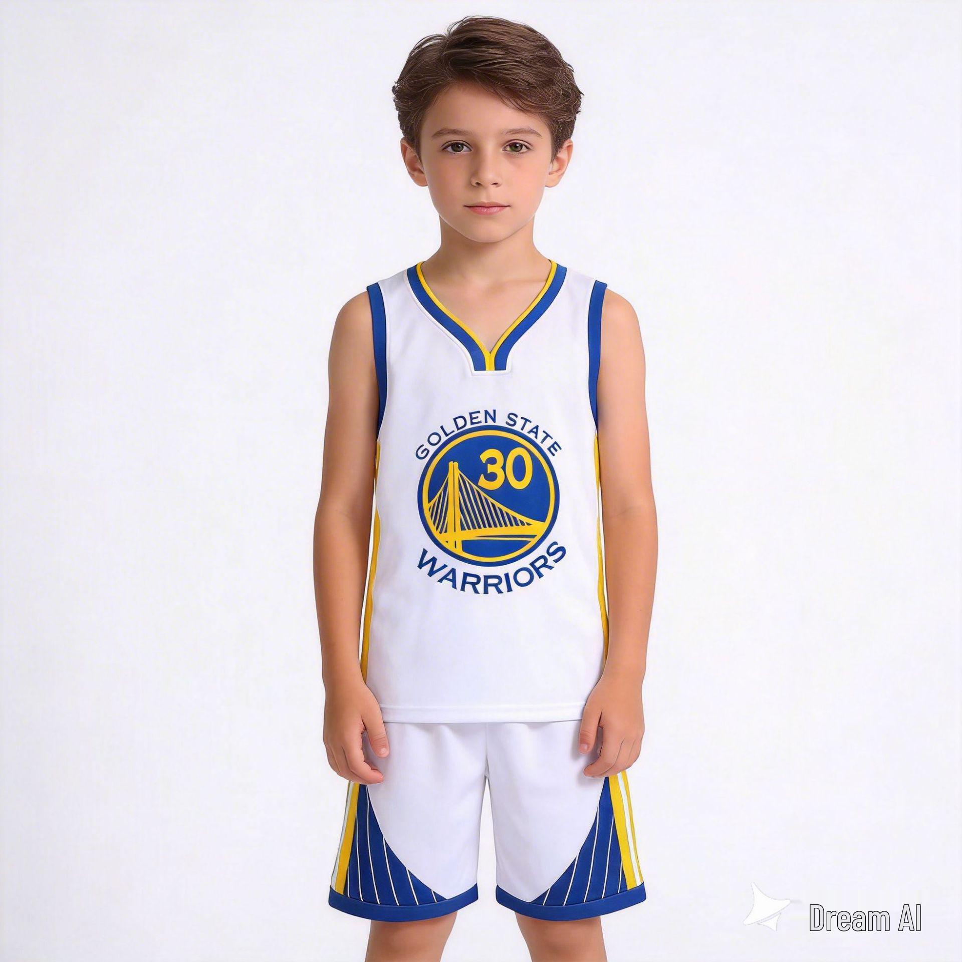 Kids Basketball Jersey Set - Lakers & Warriors Star Number Design 4XS (Height 95-105cm)
Kids Basketball Jersey Set - Lakers & Warriors Star Number Design 4XS (Height 95-105cm)