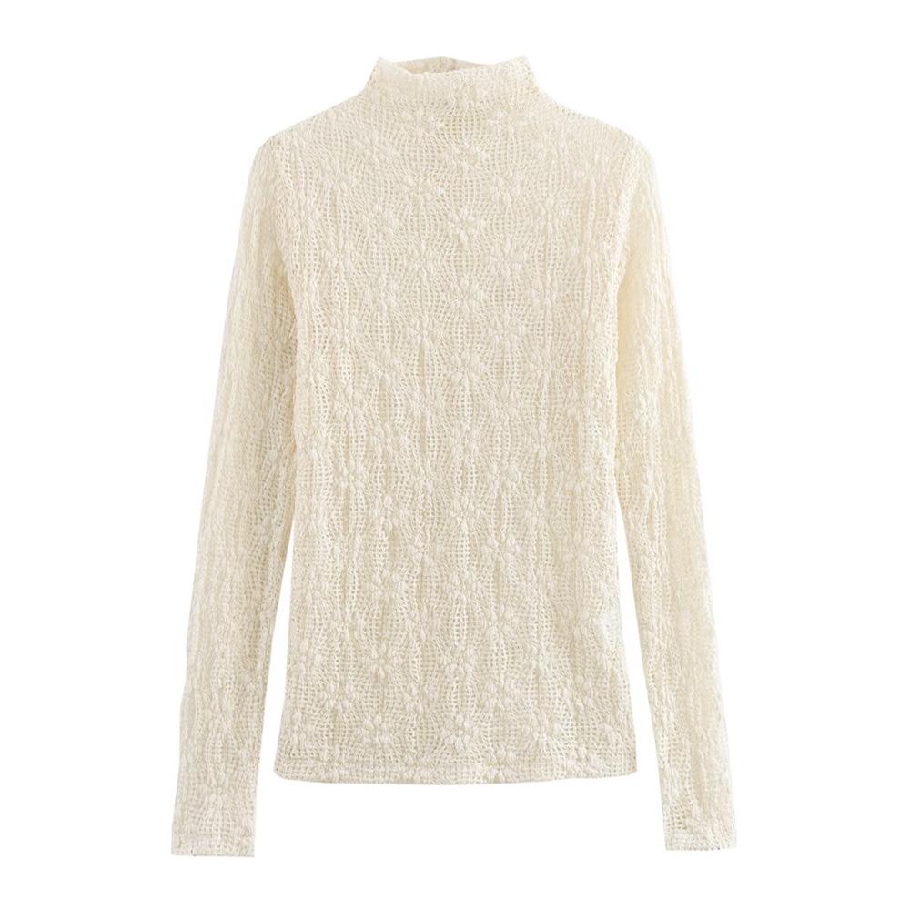 Весна 2025 Женский приталенный топ с кружевом и ажурным узором, с длинным рукавом S грязно-белый
Весна 2025 Женский приталенный топ с кружевом и ажурным узором, с длинным рукавом S грязно-белый