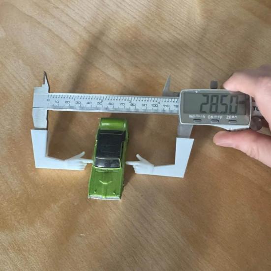 Yousheng 1 Pair Vernier Ruler Finger of Justice Universal 3D Printed PLA Arm Shape Vernier Caliper Holder Stand Desktop Decoration Ornament білий
Yousheng 1 Pair Vernier Ruler Finger of Justice Universal 3D Printed PLA Arm Shape Vernier Caliper Holder Stand Desktop Decoration Ornament білий