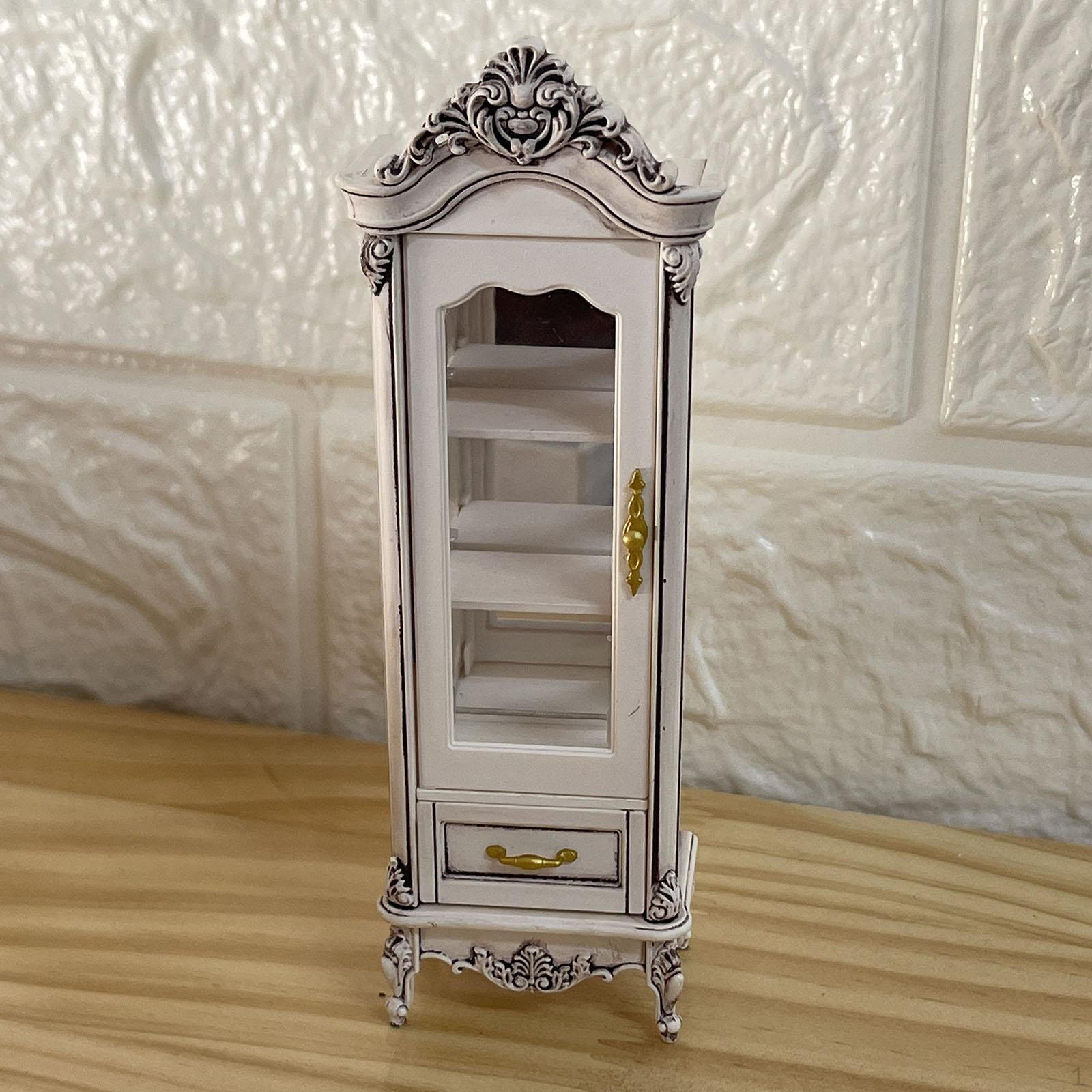 1:12 Кукольный шкафчик может открываться реквизит мебель Single White
1:12 Кукольный шкафчик может открываться реквизит мебель Single White