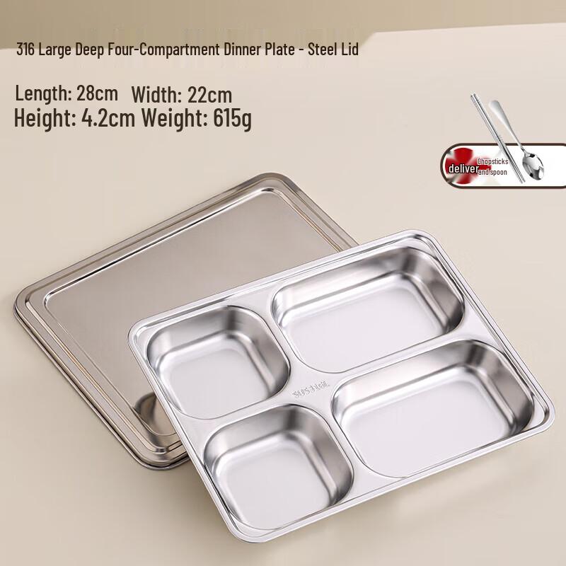 Stainless Steel Divided Lunch Tray
Stainless Steel Divided Lunch Tray