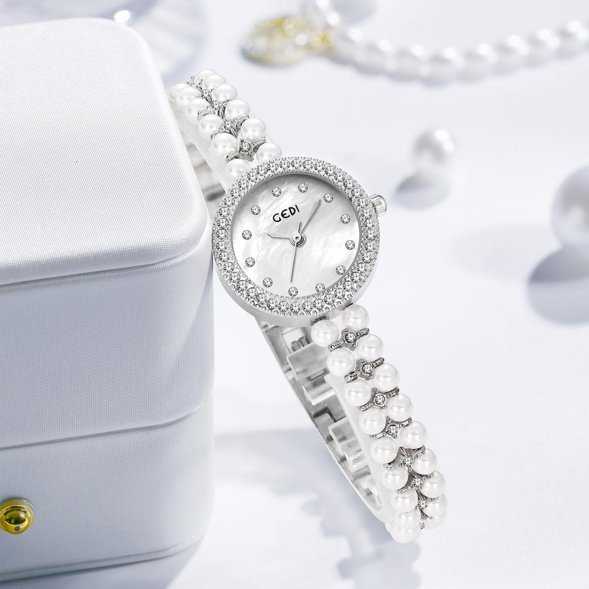 Модные женские часы, роскошные, элегантные, повседневные, женские, с имитацией жемчуга, браслет, серебряные, водонепроницаемые, 3 бара, лучший бренд, подарочные часы
Модные женские часы, роскошные, элегантные, повседневные, женские, с имитацией жемчуга, браслет, серебряные, водонепроницаемые, 3 бара, лучший бренд, подарочные часы