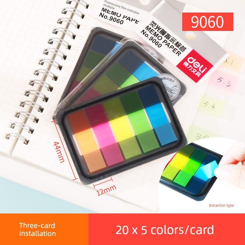 Deli Folder Removable Translucent Memo Notepad 9060-3 Pack
Deli Folder Removable Translucent Memo Notepad 9060-3 Pack