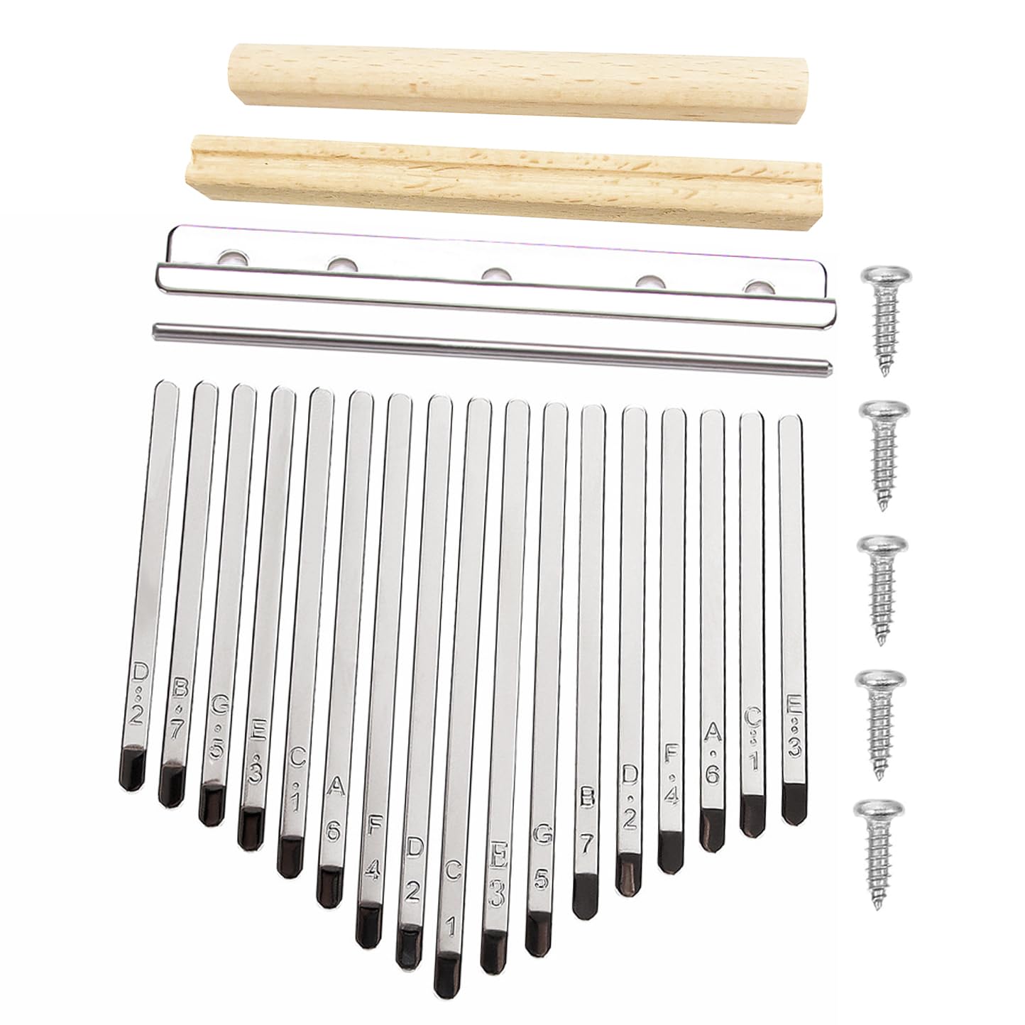 17 Key Kalimba Key Kalimba Bridge Piano Parts Beginner Set Set of 17 Key Piano Keys Kalimba/Thumb (Complete + Sleeper)
17 Key Kalimba Key Kalimba Bridge Piano Parts Beginner Set Set of 17 Key Piano Keys Kalimba/Thumb (Complete + Sleeper)