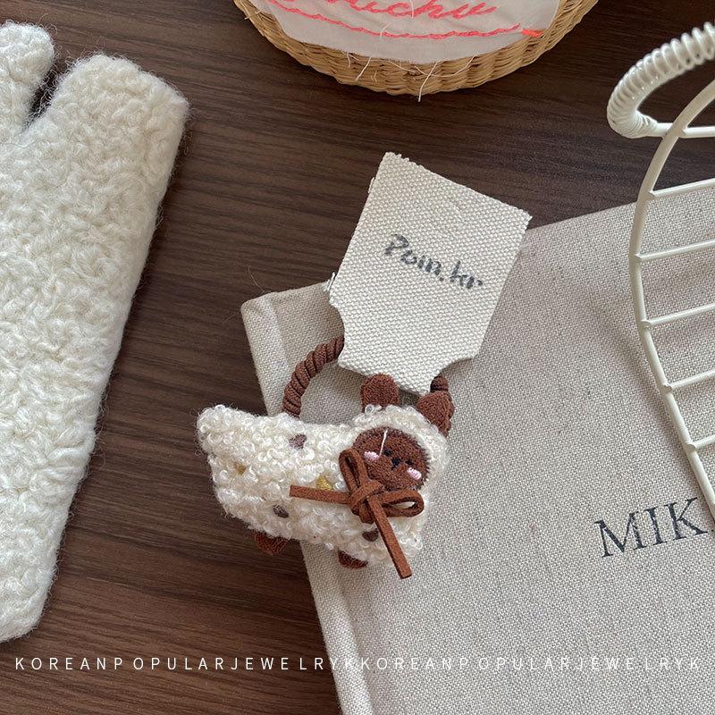 Корейская зимняя мультяшная заколка для волос из овечьей шерсти и эластичная резинка для хвостика для детей
Корейская зимняя мультяшная заколка для волос из овечьей шерсти и эластичная резинка для хвостика для детей