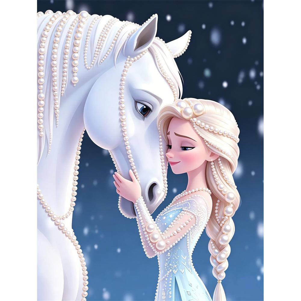 Disney Pearl Painting Frozen Elsa and Her Pony Nook 5D DIY Pearl Picture Crafts for Adults/Beginners Gift Ideas Home Decor 30x40
Disney Pearl Painting Frozen Elsa and Her Pony Nook 5D DIY Pearl Picture Crafts for Adults/Beginners Gift Ideas Home Decor 30x40