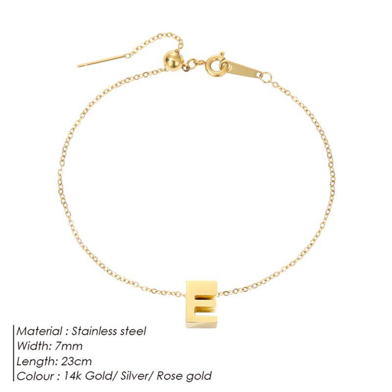 Emanco Титановая сталь Браслет на ногу DIY Подвеска-буква Женский Стильный Нержавеющая сталь Инс Цепочка на щиколотку Мода Кросс-бордер Простые украшения Gold-E
Emanco Титановая сталь Браслет на ногу DIY Подвеска-буква Женский Стильный Нержавеющая сталь Инс Цепочка на щиколотку Мода Кросс-бордер Простые украшения Gold-E