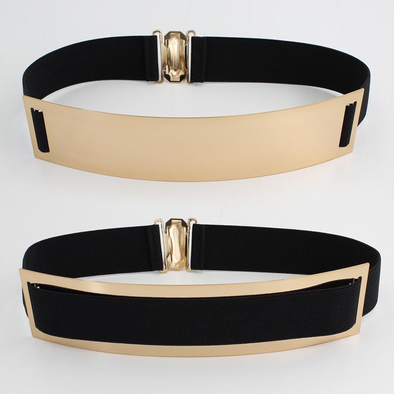 Metal Mirror Decorative Belt, Women S Gold Elastic Buckle, Elastic Wide Waist Seal, And Two Dresses Are Optional.
Metal Mirror Decorative Belt, Women S Gold Elastic Buckle, Elastic Wide Waist Seal, And Two Dresses Are Optional.