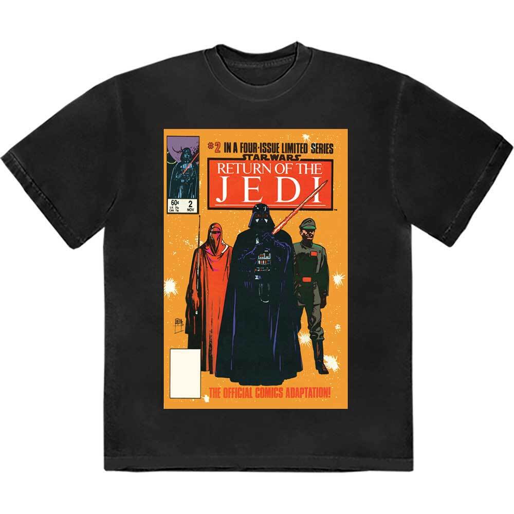 Star Wars Return Of The Jedi Comic Cover T-Shirt Black New Unisex T-Shirt S
Star Wars Return Of The Jedi Comic Cover T-Shirt Black New Unisex T-Shirt S