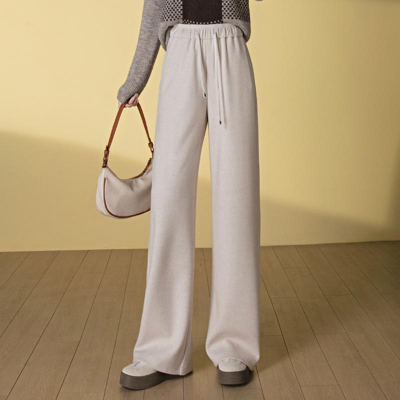 Mousse Cashmere Lace-up Woolen Wide-Leg Pants: Autumn/Winter Thick Soft Casual Trousers Medium бежевый
Mousse Cashmere Lace-up Woolen Wide-Leg Pants: Autumn/Winter Thick Soft Casual Trousers Medium бежевый