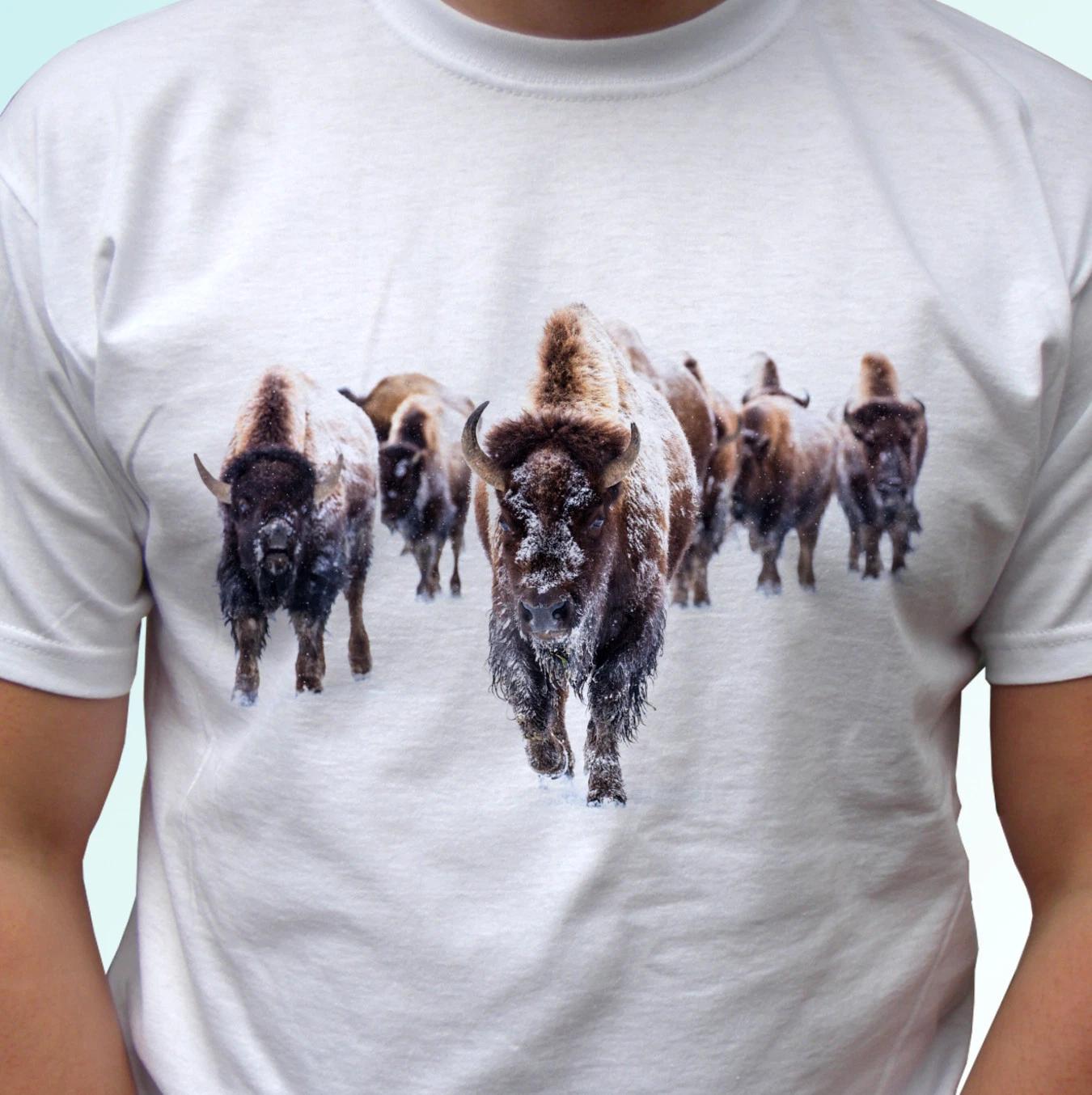 Bison white kids boys T-Shirt animal tee bisons top design - s s kids baby sizes 150
Bison white kids boys T-Shirt animal tee bisons top design - s s kids baby sizes 150