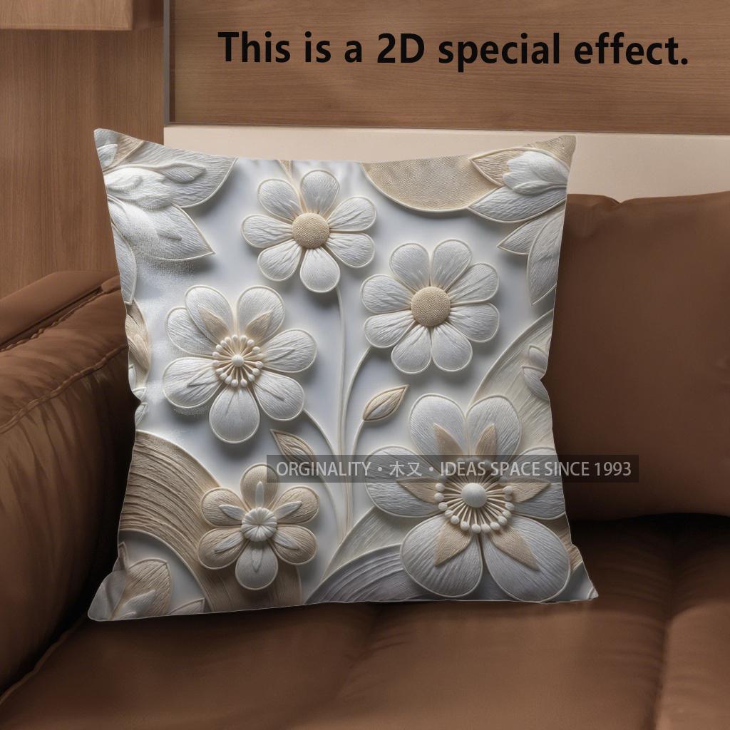 2D Квітковий 3D Рельєфний Візерунок Декоративні Наволочки для Подушок Візерунок Наволочки для Подушок Підходять для Дивана Спальні Автомобіля 60x60cm
2D Квітковий 3D Рельєфний Візерунок Декоративні Наволочки для Подушок Візерунок Наволочки для Подушок Підходять для Дивана Спальні Автомобіля 60x60cm