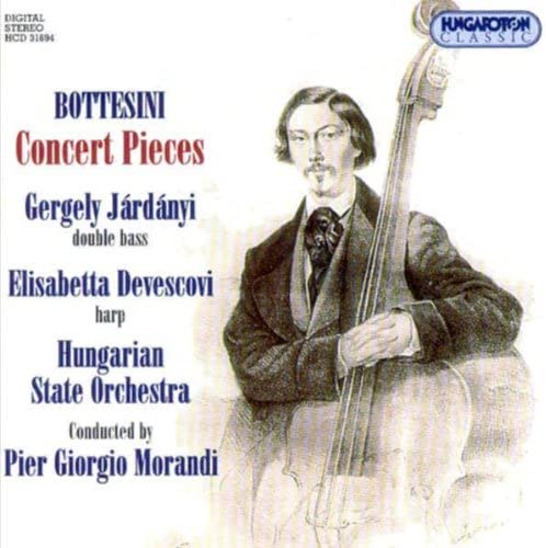 CD BOTTESINI, GERGELY JARDANYI, ELISAB - Concert Pieces HCD31694 Hungaroton Clas 1997 Hungary Classical Used
CD BOTTESINI, GERGELY JARDANYI, ELISAB - Concert Pieces HCD31694 Hungaroton Clas 1997 Hungary Classical Used