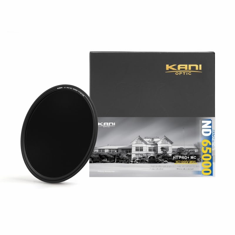 KANI 100mm Magnetic ND65000 Light Color Fog Low and Nano Square Filter Accessory for the 100mm Holder HT100IV-M95, Magnetic, 16-Fastener Reduction,
KANI 100mm Magnetic ND65000 Light Color Fog Low and Nano Square Filter Accessory for the 100mm Holder HT100IV-M95, Magnetic, 16-Fastener Reduction,