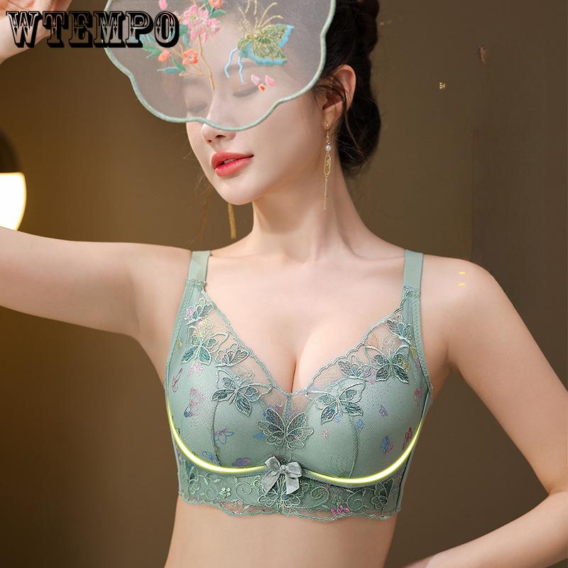Adjustable Breast Collection Bra with Butterfly Lace Gathered Lace Bra Without Steel Rim Anti Sagging Bra 40/90B фіолетовий
Adjustable Breast Collection Bra with Butterfly Lace Gathered Lace Bra Without Steel Rim Anti Sagging Bra 40/90B фіолетовий