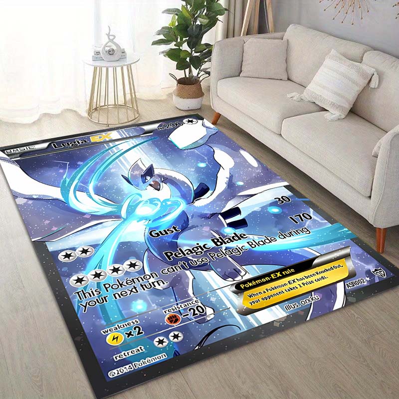 1PC Pokémon Game Cards Print Carpet for Living Room Bedroom Kid s Room Home Decor Area Rug Non-slip Mat Sofa Cloakroom Mat 40x60cm
1PC Pokémon Game Cards Print Carpet for Living Room Bedroom Kid s Room Home Decor Area Rug Non-slip Mat Sofa Cloakroom Mat 40x60cm