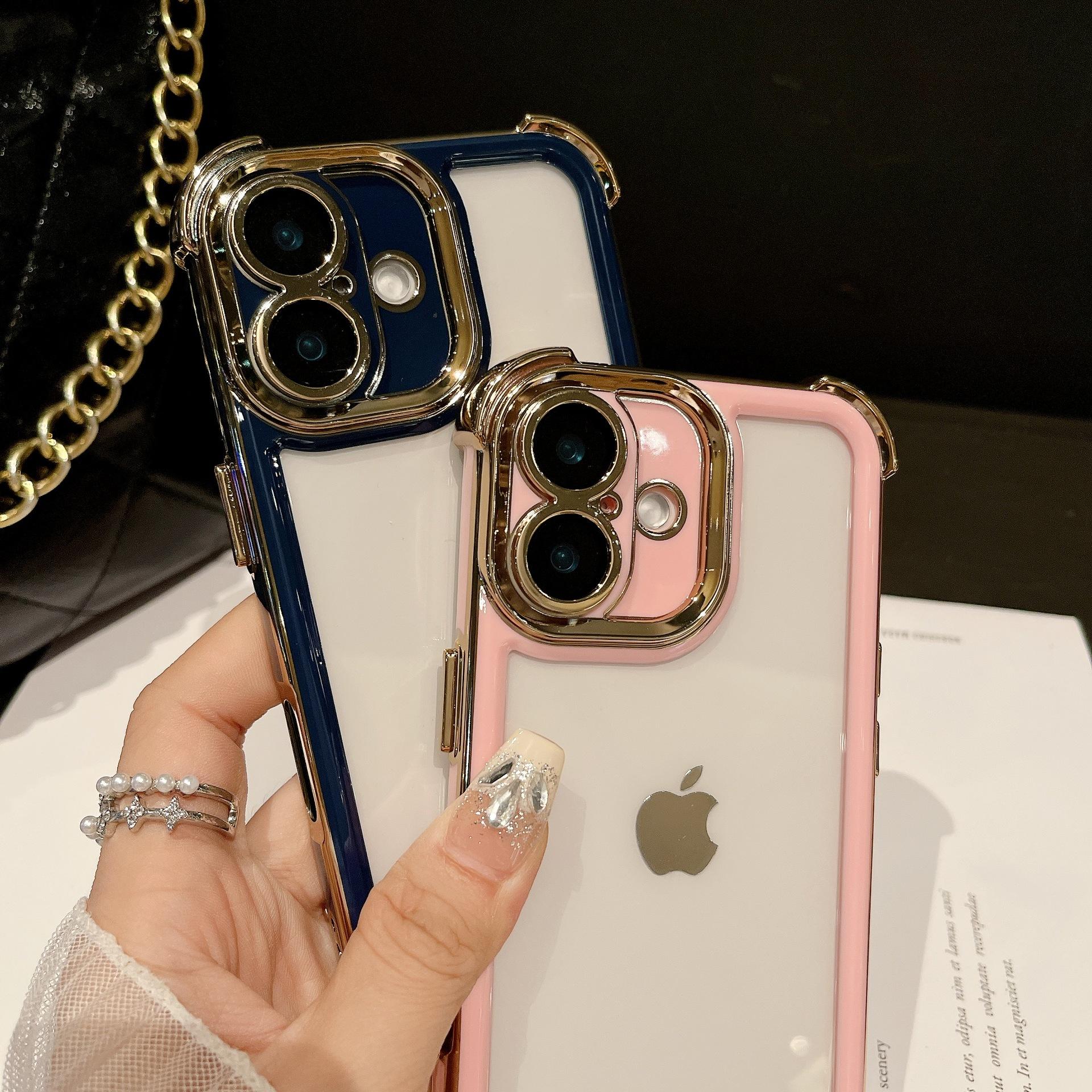 Color-blocked Electroplated Space Shell IPhone16promax Mobile Phone Case Suitable for Apple 15plus Protective Case Shell Apple 11Pro
Color-blocked Electroplated Space Shell IPhone16promax Mobile Phone Case Suitable for Apple 15plus Protective Case Shell Apple 11Pro