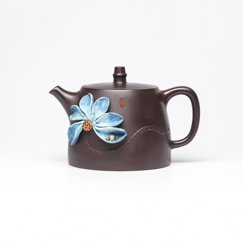 350ml Luxury Yixing Purple Clay Teapots Handmade Stack Painting Lotus Han Duo Pot Raw Ore Mud Kettle Zisha Tea Set Gift Teaset
350ml Luxury Yixing Purple Clay Teapots Handmade Stack Painting Lotus Han Duo Pot Raw Ore Mud Kettle Zisha Tea Set Gift Teaset