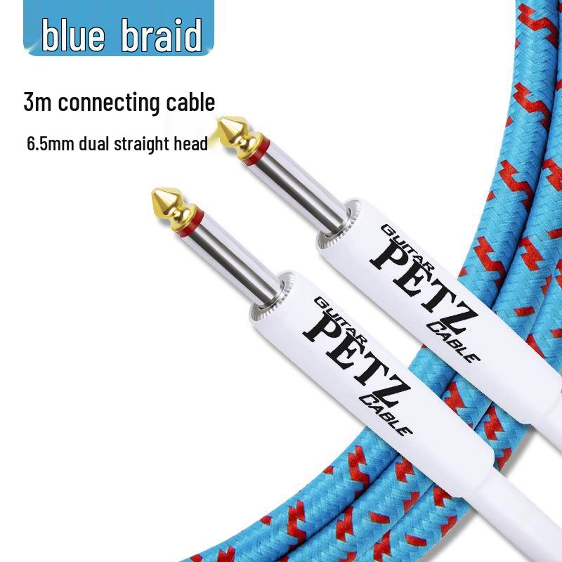PETZ Noise Reduction Audio Cable for Electric Guitar & Bass - Available in 1/3/6/10/15 M Lengths.
PETZ Noise Reduction Audio Cable for Electric Guitar & Bass - Available in 1/3/6/10/15 M Lengths.