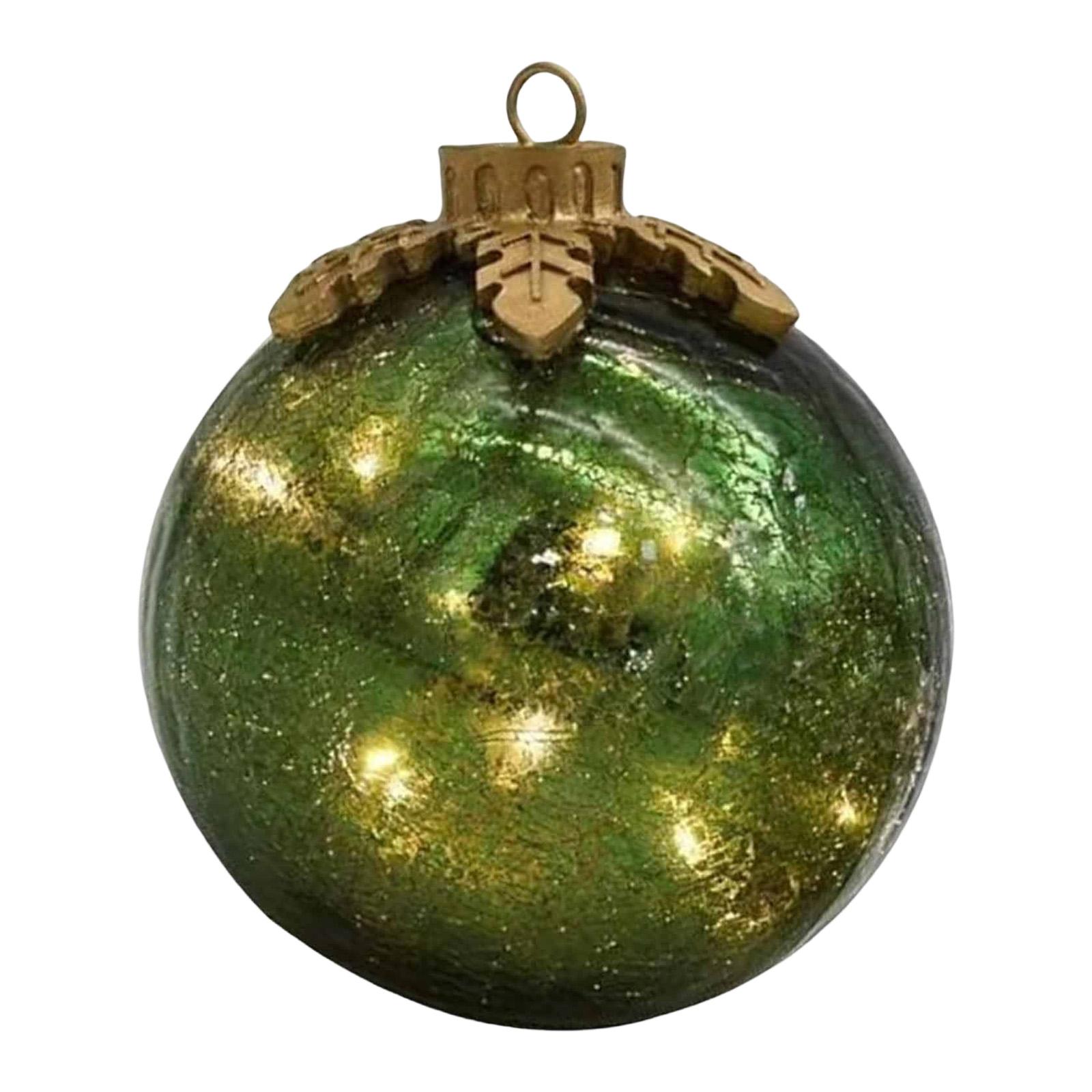 LED Light up Glass Ball Christmas Ornament Sphere Ball Indoor Outdoor 10cm зелений
LED Light up Glass Ball Christmas Ornament Sphere Ball Indoor Outdoor 10cm зелений