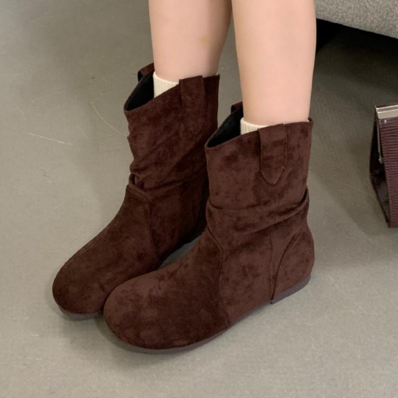 Vintage wear fashion 2025 new pleated stacking boots flat short boots Martin boots knight boots boots women 39
Vintage wear fashion 2025 new pleated stacking boots flat short boots Martin boots knight boots boots women 39