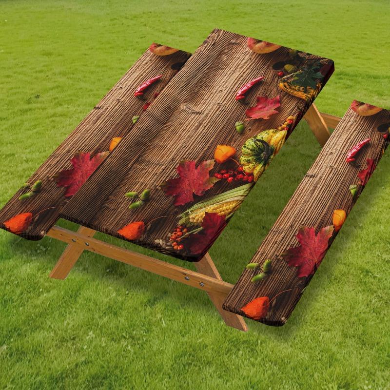 Elastic Camping Picnic Table & Bench Cover Set Tablecloth for Outdoor Windproof Rectangle Tablecloths Fit for 4FT/6FT/8FT Table 4FT-76x122cm
Elastic Camping Picnic Table & Bench Cover Set Tablecloth for Outdoor Windproof Rectangle Tablecloths Fit for 4FT/6FT/8FT Table 4FT-76x122cm