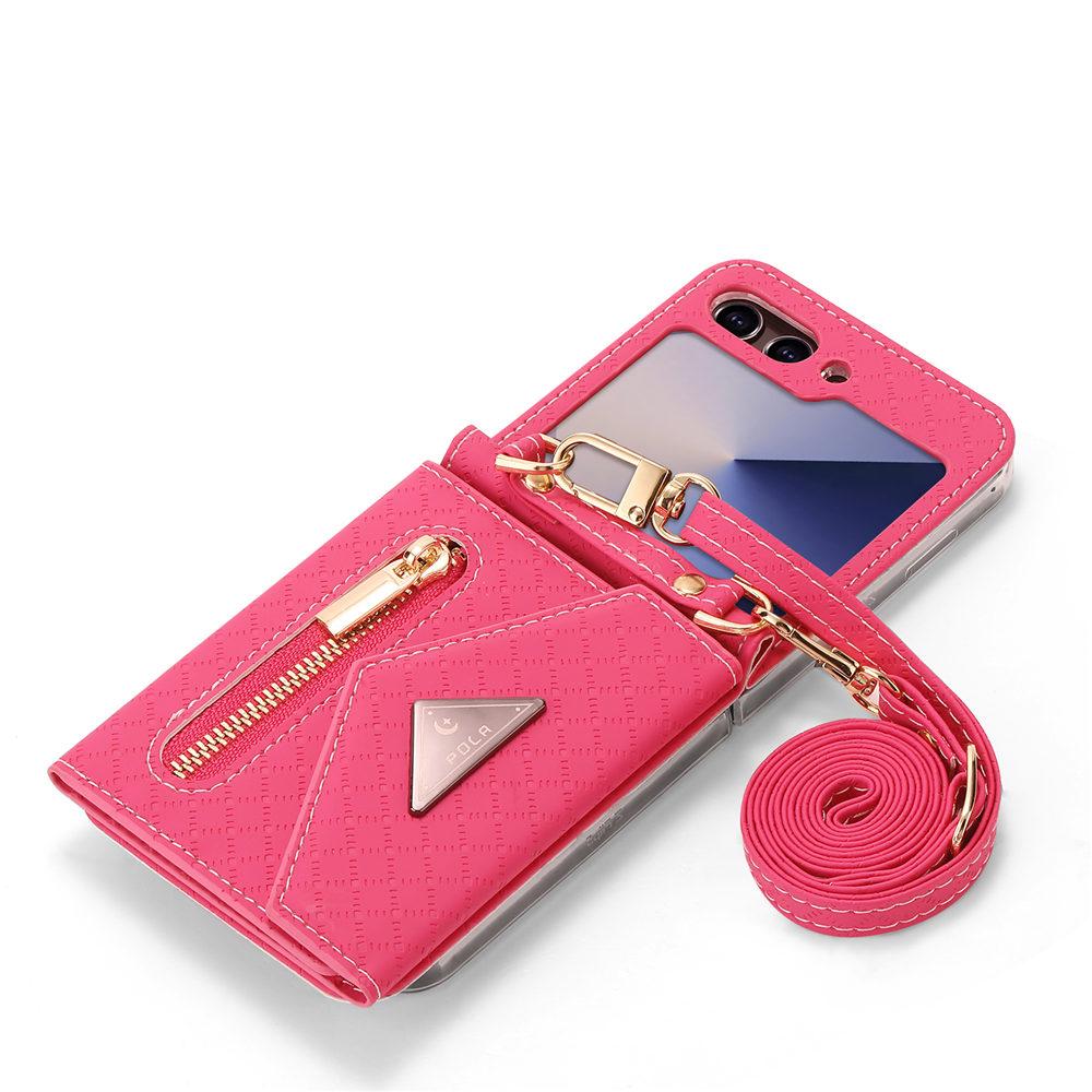 Модный кожаный кошелек-чехол для телефона с ремешком для Samsung Galaxy Z Flip 7 Flip 6 5 Zflip 4 3 для карт, защитная накладка через плечо For Galaxy Z Flip 4
Модный кожаный кошелек-чехол для телефона с ремешком для Samsung Galaxy Z Flip 7 Flip 6 5 Zflip 4 3 для карт, защитная накладка через плечо For Galaxy Z Flip 4