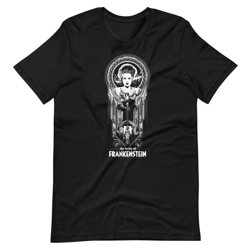 Bride of Frankenstein Black Short-Sleeve Unisex 100% Cotton T-shirt Mens Tees Top 2XL
Bride of Frankenstein Black Short-Sleeve Unisex 100% Cotton T-shirt Mens Tees Top 2XL