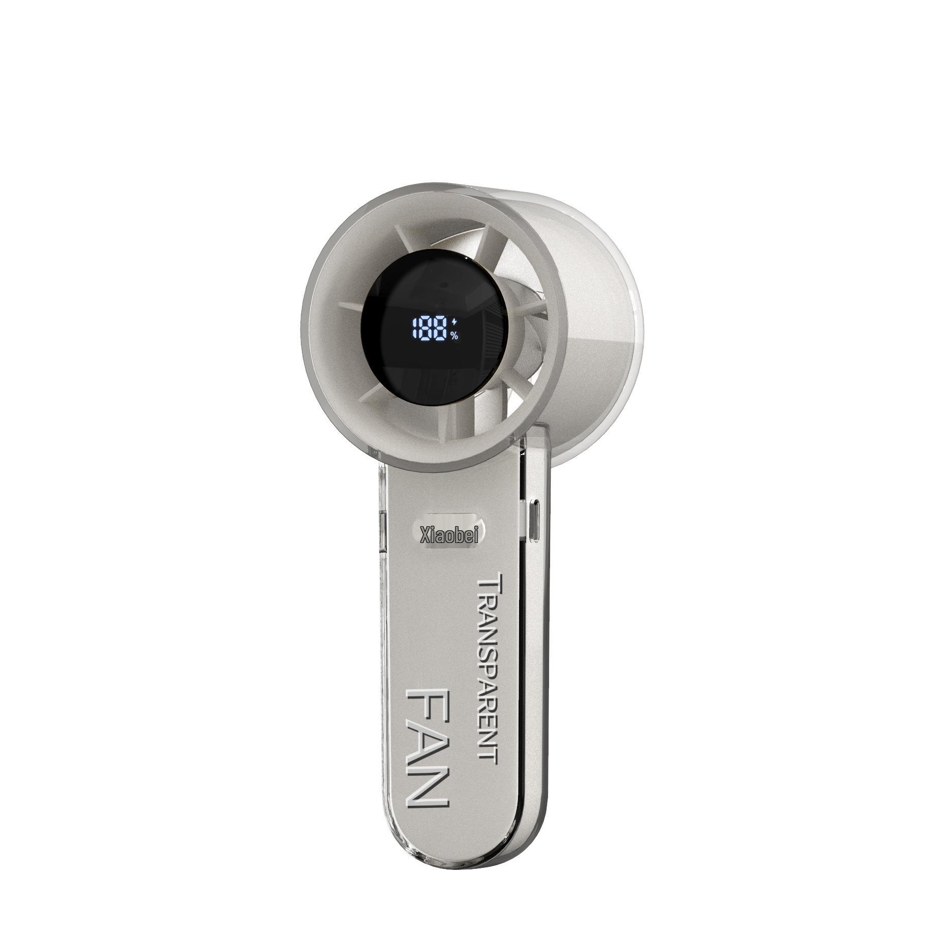 HX-F320 LED HD Display Handheld Fan: USB Rechargeable, High-Speed Turbine, Portable, Long Battery Life 61*144*54mm брудно-білий
HX-F320 LED HD Display Handheld Fan: USB Rechargeable, High-Speed Turbine, Portable, Long Battery Life 61*144*54mm брудно-білий