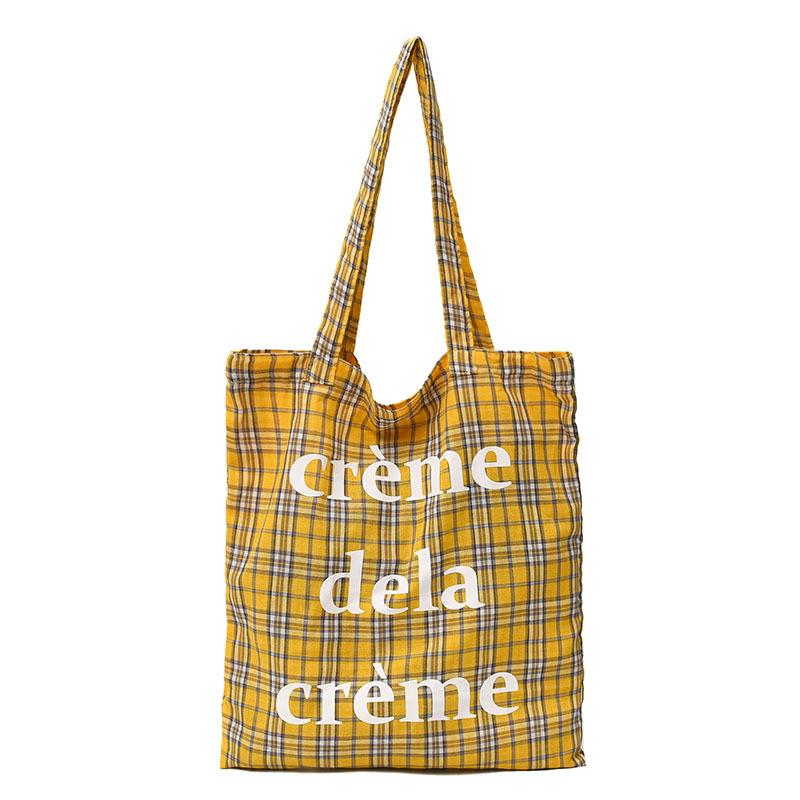 Korean Plaid Letter Shoulder Bags for Women Lightweight Large Capacity Ladies Tote Shopping Bag College Student Class Handbag жовтий
Korean Plaid Letter Shoulder Bags for Women Lightweight Large Capacity Ladies Tote Shopping Bag College Student Class Handbag жовтий