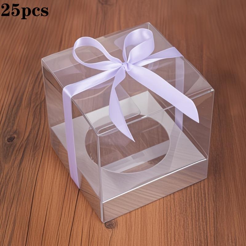 25pcs Transparent PVC Gift Boxes Cupcake Packaging Box Single Muffin Egg Tart Baking Dessert Packaging Box for Weddings Parties 9x9x9CM
25pcs Transparent PVC Gift Boxes Cupcake Packaging Box Single Muffin Egg Tart Baking Dessert Packaging Box for Weddings Parties 9x9x9CM