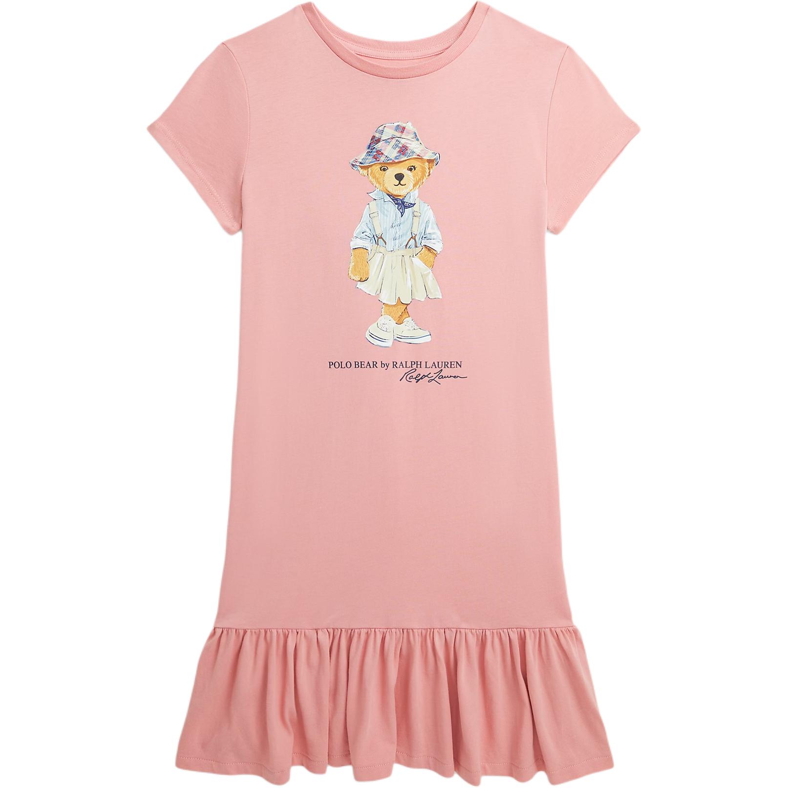 Polo Ralph Lauren Dress Bear Pattern Print Round Neck Kids dress Pink 313941153-001 XL
Polo Ralph Lauren Dress Bear Pattern Print Round Neck Kids dress Pink 313941153-001 XL