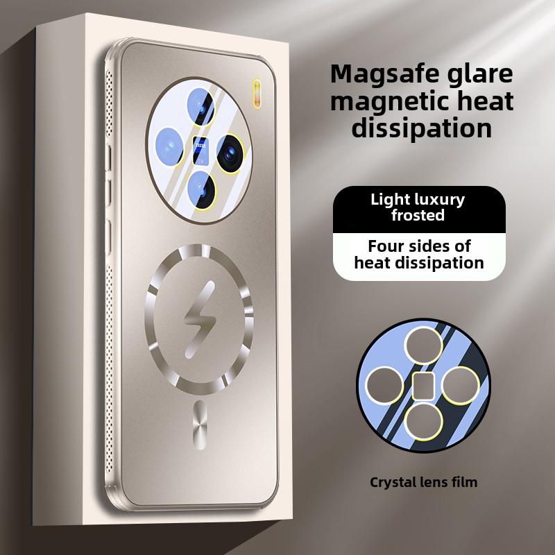 Чехол для телефона Vivox200 с теплоотводом, полным покрытием объектива, противоударная магнитная оболочка для x200pro/x200promini, новинка vivo x200pro mini золотой
Чехол для телефона Vivox200 с теплоотводом, полным покрытием объектива, противоударная магнитная оболочка для x200pro/x200promini, новинка vivo x200pro mini золотой