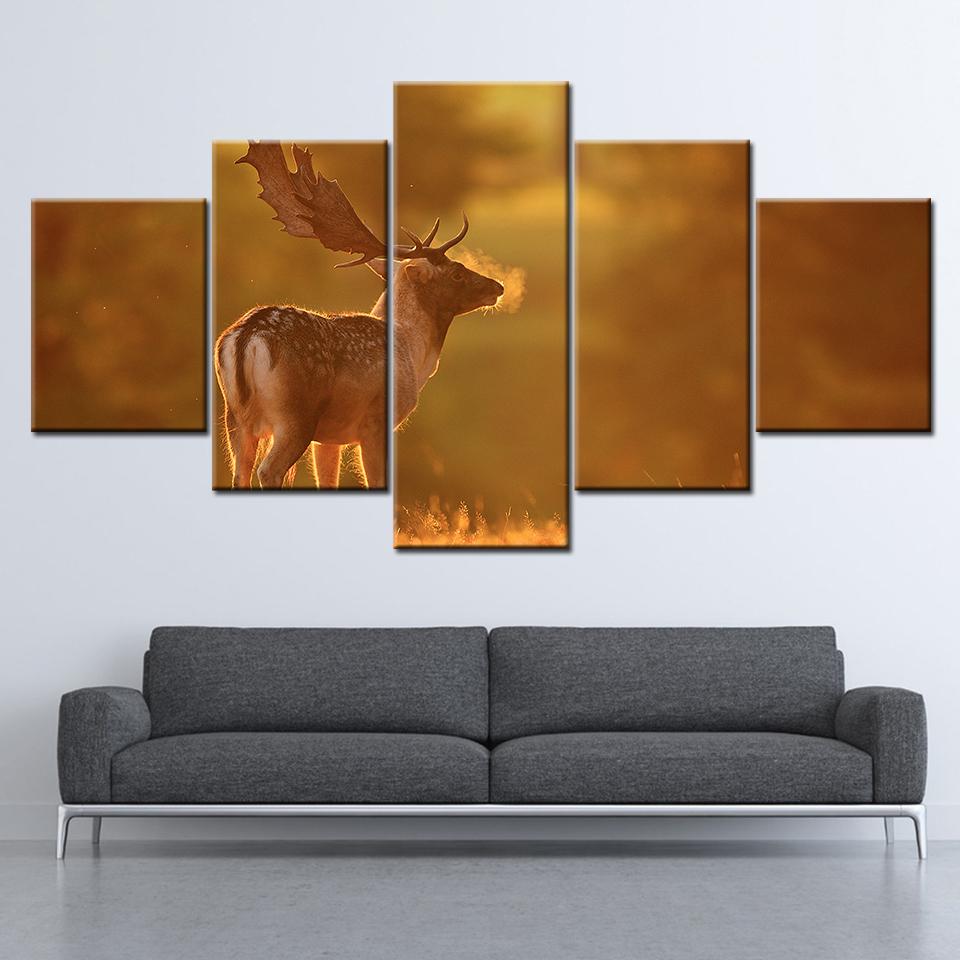 Canvas Painting HD picture deer walking in sunset 5 Pieces Wall Art Painting Modular Wallpapers Poster Print Home Decor 20x35 20x45 20x55cm
Canvas Painting HD picture deer walking in sunset 5 Pieces Wall Art Painting Modular Wallpapers Poster Print Home Decor 20x35 20x45 20x55cm