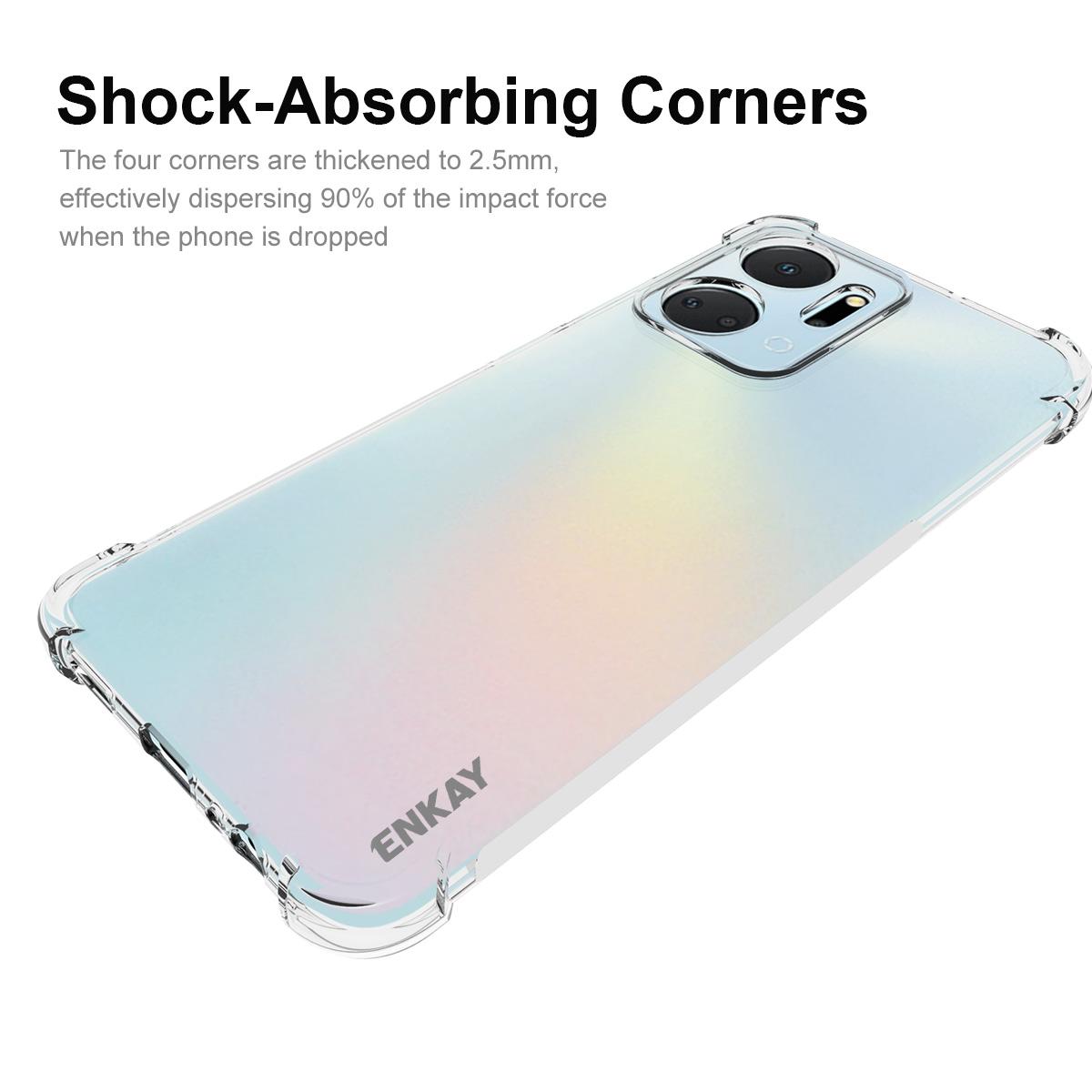 ENKAY HAT PRINCE Phone Case for Honor X7a 4G Clear TPU Phone Cover with Anti-slip Strip Edge A
ENKAY HAT PRINCE Phone Case for Honor X7a 4G Clear TPU Phone Cover with Anti-slip Strip Edge A