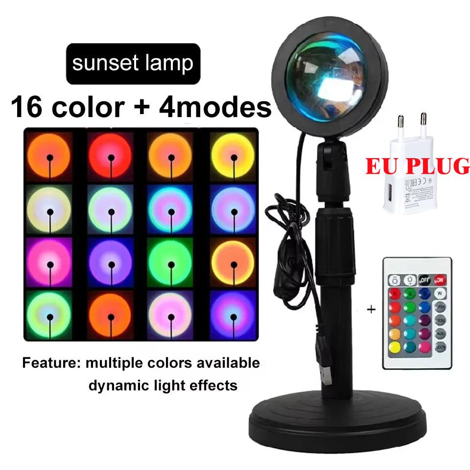 Sunset Lamp Night Light Multi Colors Sunset Projector Smart Life Remote Mood Party Led Lights Room Decoration Photography Gift nightlight
Sunset Lamp Night Light Multi Colors Sunset Projector Smart Life Remote Mood Party Led Lights Room Decoration Photography Gift nightlight