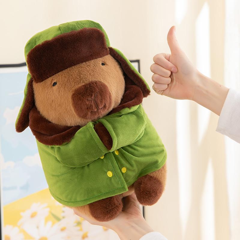 New military coat flower padded jacket winter capybara doll plush toy ugly cute kapibara children s doll 28cm【0.33kg】
New military coat flower padded jacket winter capybara doll plush toy ugly cute kapibara children s doll 28cm【0.33kg】