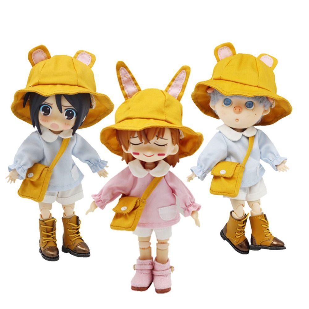 Rabbit Bear Ears Ob11 Doll Clothes Fisherman Hat BJD Doll Outfit Molly GSC YMY рожевий
Rabbit Bear Ears Ob11 Doll Clothes Fisherman Hat BJD Doll Outfit Molly GSC YMY рожевий