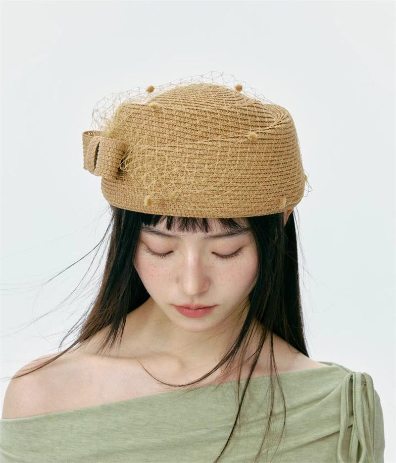 202604-YNS ins chic summer mesh grace paper grass lady beret hat women Leisure painter cap head size 57cm
202604-YNS ins chic summer mesh grace paper grass lady beret hat women Leisure painter cap head size 57cm