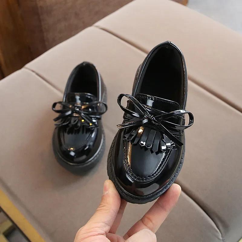 New Spring Autumn Girls Casual Leather Shoes Fringe Kid Holiday Party Shoes Tassel Bow Flats Shoes Size 21-37 H06223 21 чорний
New Spring Autumn Girls Casual Leather Shoes Fringe Kid Holiday Party Shoes Tassel Bow Flats Shoes Size 21-37 H06223 21 чорний