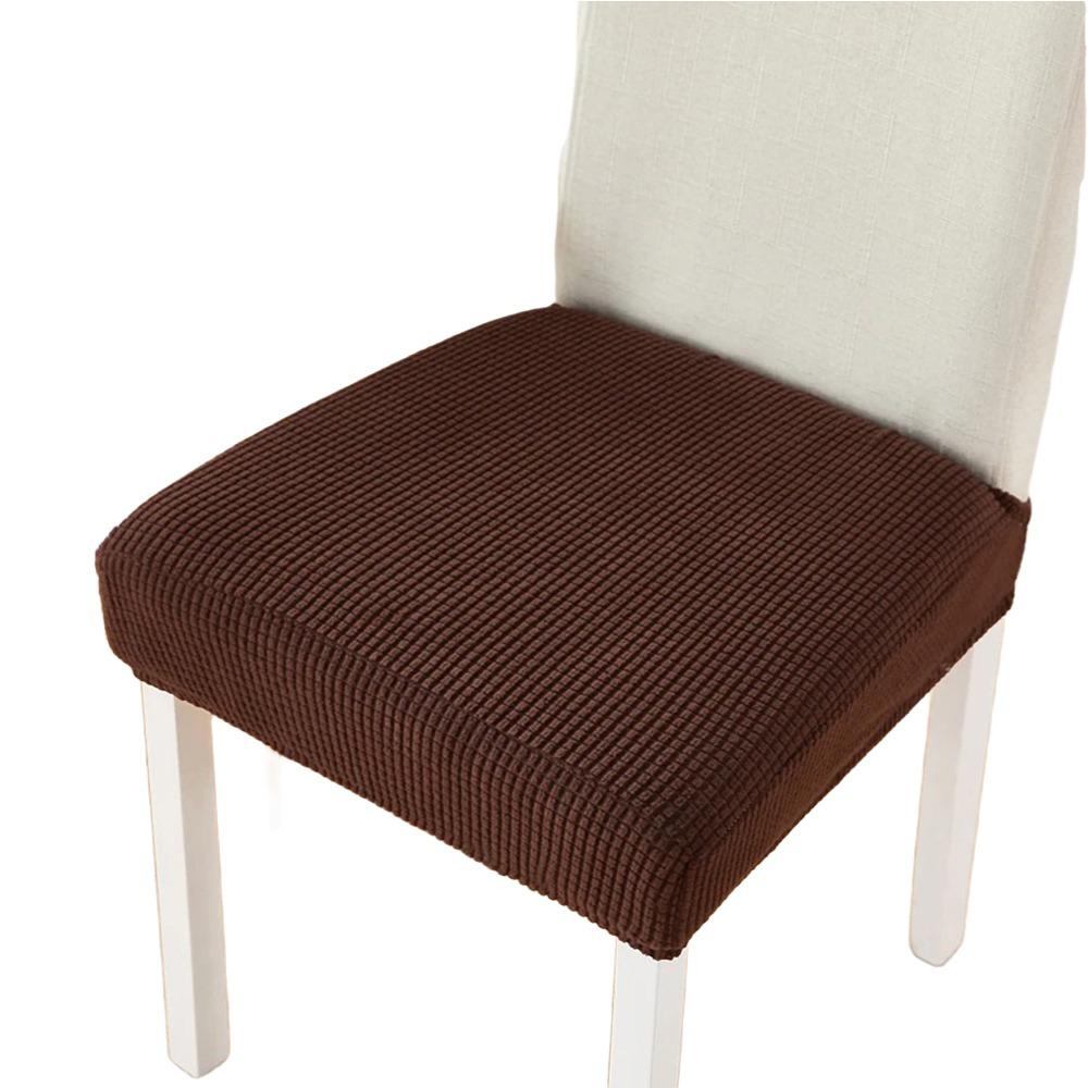 Elastic Stretch Seat Covers for Dining Chairs Jacquard Waterproof Chair Seat Slipcovers Solid Color Removable Seats Protector колір темно кави
Elastic Stretch Seat Covers for Dining Chairs Jacquard Waterproof Chair Seat Slipcovers Solid Color Removable Seats Protector колір темно кави