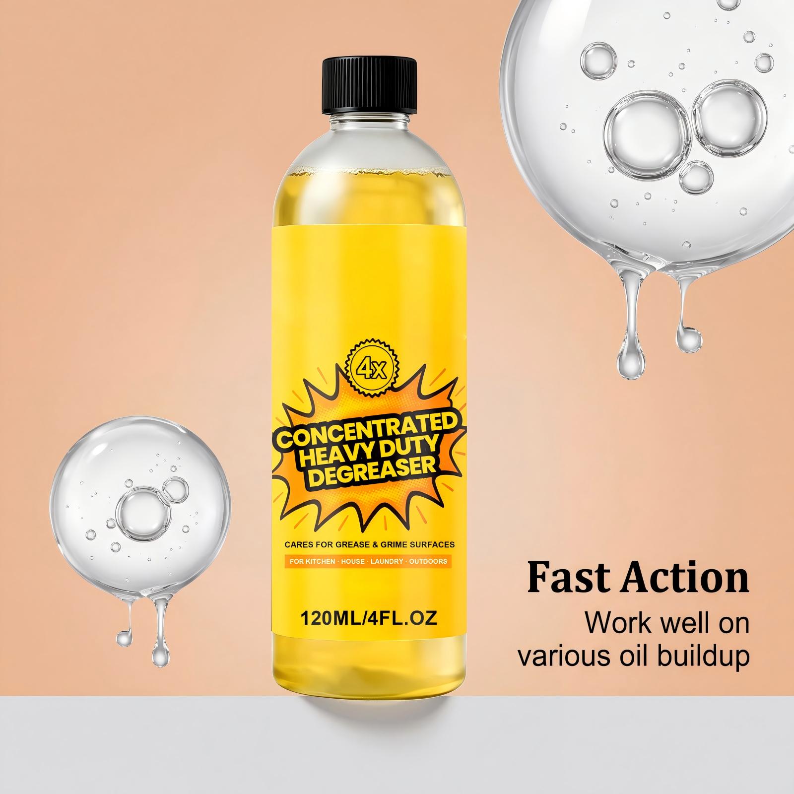 Concentrated Heavy Duty Degreaser 120ml Multi Surface Kitchen Cleaner for Grease Oil Stains and Residue Removal for Home Use One Size жовтий
Concentrated Heavy Duty Degreaser 120ml Multi Surface Kitchen Cleaner for Grease Oil Stains and Residue Removal for Home Use One Size жовтий