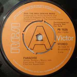 7inch Record AKA THE MAX DEMIAN BAND Paradise PB1525 RCA Victor 1979 UK Rock Used
7inch Record AKA THE MAX DEMIAN BAND Paradise PB1525 RCA Victor 1979 UK Rock Used