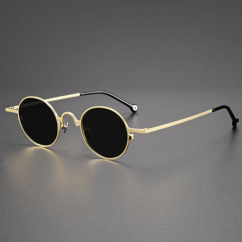 Ultralight Pure Titanium Round Retro Frame Prescription Sunglasses Men Woman Polarized Driving Anti-Glare Diopter Myopia 0 To -6 -550 золотий
Ultralight Pure Titanium Round Retro Frame Prescription Sunglasses Men Woman Polarized Driving Anti-Glare Diopter Myopia 0 To -6 -550 золотий