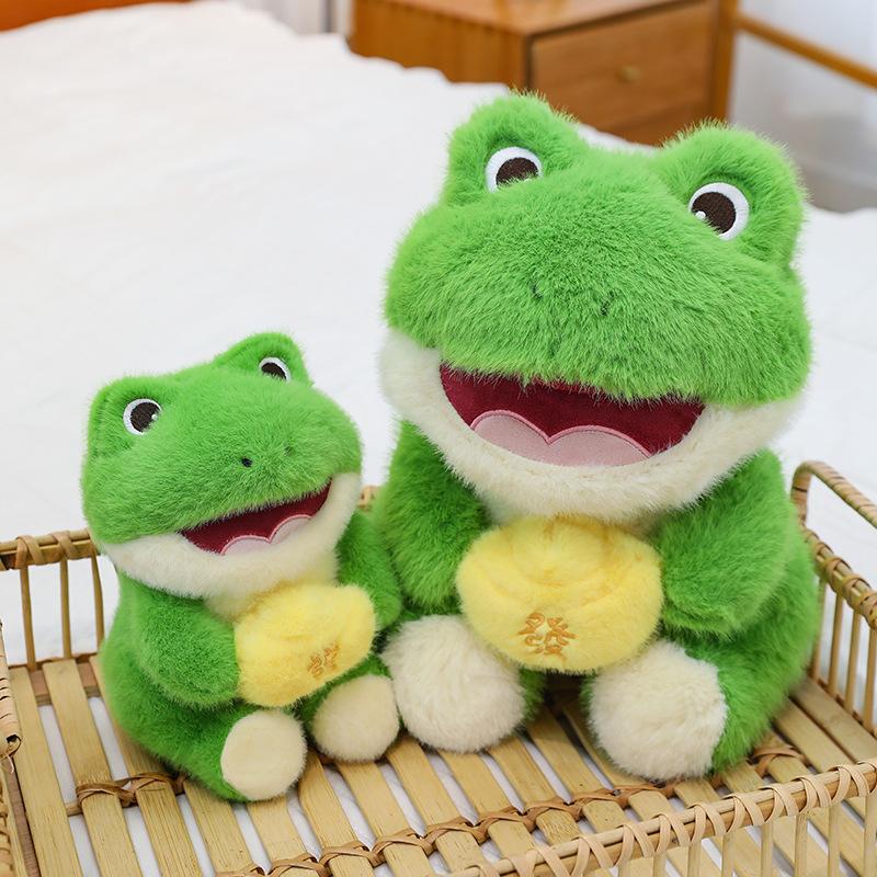 Rich Frog Doll Plush Doll Sitting Frog Exchange Doll Children Girls Soothing 23cm(0.14kg)
Rich Frog Doll Plush Doll Sitting Frog Exchange Doll Children Girls Soothing 23cm(0.14kg)